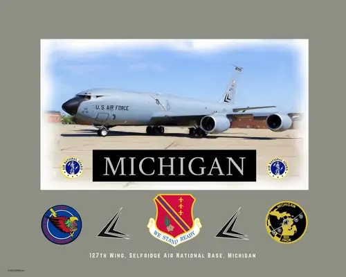 127th Wing Michigan ANG “6-Pack” Tribute Print